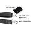 imageFull Grain Leather Shoulder Strap  Replacement Bag Straps for Laptop Briefcase Messenger Duffel Crossbody Travel BagsBlack