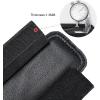 imageFull Grain Leather Shoulder Strap  Replacement Bag Straps for Laptop Briefcase Messenger Duffel Crossbody Travel BagsBlack Pad