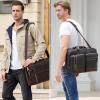 imageFull Grain Leather Shoulder Strap  Replacement Bag Straps for Laptop Briefcase Messenger Duffel Crossbody Travel BagsBrown