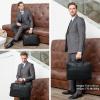 imageLeather Briefcase for Men 17 Inch Laptop Crossbody Shoulder Messenger Bag Attache Case for Business Travel Work LawyerBlack Fits 173 Inch Laptop