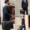 imageLeather Briefcase for Men 17 Inch Laptop Crossbody Shoulder Messenger Bag Attache Case for Business Travel Work LawyerBlack Fits 173 Inch Laptop