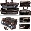 imageLeather Briefcase for Men Expandable Large 17 Inch Laptop Crossbody Shoulder Bag Business Travel Duffel Attache CaseB2