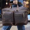 imageLeather Briefcase for Men Expandable Large 17 Inch Laptop Crossbody Shoulder Bag Business Travel Duffel Attache CaseB2