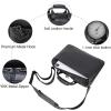 imageLeather Slim Briefcase for Men 156quot Laptop Crossbody Messenger Bag Business Work Lawyer Attache CaseBlack