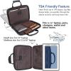 imageLeather Slim Briefcase for Men 156quot Laptop Crossbody Messenger Bag Business Work Lawyer Attache CaseBlack