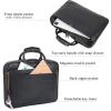 imageLeather Slim Briefcase for Men 156quot Laptop Crossbody Messenger Bag Business Work Lawyer Attache CaseBlack