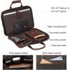 imageLeather Slim Briefcase for Men 156quot Laptop Crossbody Messenger Bag Business Work Lawyer Attache CaseBrown