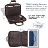imageLeather Slim Briefcase for Men 156quot Laptop Crossbody Messenger Bag Business Work Lawyer Attache CaseBrown