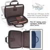 imageLeather Slim Briefcase for Men 156quot Laptop Crossbody Messenger Bag Business Work Lawyer Attache CaseDeep Brown