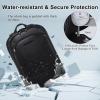 imageMasa Kawa Genuine Leather Backpack For Men ampamp Women Fits 16Laptop Computer Black Waterproof Slim Thin Business Work Casual Daypack