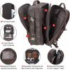 imageMasa Kawa Leather 156 Inch Laptop Backpack for Men Expandable 36L Business Travel Rucksack Daypack Weekender BagBrown