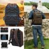 imageMasa Kawa Leather 156 Inch Laptop Backpack for Men Vintage Brown Large Business Travel Rucksack Bag Overnight DaypackBrown