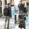 imageMasa Kawa Leather Backpack for Men Vintage 156 Inch Laptop Bag Multi Pockets Casual Travel Daypack BrownBlack