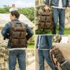 imageMasa Kawa Leather Backpack for Men Vintage 156 Inch Laptop Bag Multi Pockets Casual Travel Daypack BrownBrown