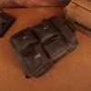 imageMasa Kawa Leather Backpack for Men Vintage 156 Inch Laptop Bag Multi Pockets Casual Travel Daypack BrownDeep Brown