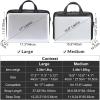 imageMasa Kawa Leather Briefcase for Men 156quot 17quot Laptop Computer Case Business Travel Work Messenger Cross Body Shoulder BagBlackfits 156 Laptop