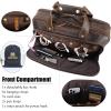 imageMasa Kawa Leather Briefcases Laptop Bag for Men for 156 inch Computer Vintage Brown Crossbody Shoulder Messenger Bags Business Travel Office Work Teacher Organizer Professional Brief Case Handbag