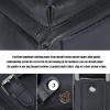 imageMasa Kawa Leather Messenger Bag Small Crossbody Shoulder Bag for Men Women Flap Over Man Purse Fits 10 Inch TabletBlack