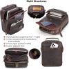 imageMasa Kawa Leather Messenger Shoulder Crossbody Bag for Men Fits 11 Inch Tablet Small Flap Multi Pockets Daily Commuting Work Satchel Bags Vintage Brown