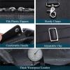 imageMasa Kawa Mens Leather Briefcase for 16quot Laptop Waterproof Crossbody Shoulder Messenger Bag Computer Attache Case for Business Travel Work Black