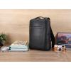 imageMasa Kawa Slim Genuine Leather Business Backpack 156quot Laptop Bag for Men Women Office Work Travel Small Thin Computer Casual Daypack Black