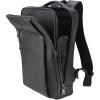 imageMasa Kawa Slim Genuine Leather Business Backpack 156quot Laptop Bag for Men Women Office Work Travel Small Thin Computer Casual Daypack Black