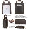 imageMasa Kawa Vintage Leather Crossbody Messenger Bag Men Women 11quot Tablet Shoulder Bag Handbag Work PurseVintage Brown