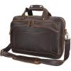 imageMasa Kawa Leather Briefcases Laptop Bag for Men for 156 inch Computer Vintage Brown Crossbody Shoulder Messenger Bags Business Travel Office Work Teacher Organizer Professional Brief Case Handbag