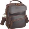imageMasa Kawa Leather Messenger Shoulder Crossbody Bag for Men Fits 11 Inch Tablet Small Flap Multi Pockets Daily Commuting Work Satchel Bags Vintage Brown