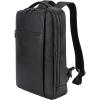 imageMasa Kawa Slim Genuine Leather Business Backpack 156quot Laptop Bag for Men Women Office Work Travel Small Thin Computer Casual Daypack Black
