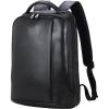 imageMasa Kawa Slim Leather 14quot Laptop Backpack for Women Men Small Business Travel Office Work Computer Rucksack Bag Executive Casual Daypack Black
