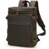 imageMasa Kawa Vintage Full Grain Leather Backpack for Men Fits 156 Inch Laptop Brown Travel Rusack Casual DaypackB1