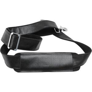 imageFull Grain Leather Shoulder Strap  Replacement Bag Straps for Laptop Briefcase Messenger Duffel Crossbody Travel BagsBlack