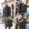 imageMasa Kawa Vintage Full Grain Leather 156 Inch Laptop Backpack for Men Casual Business Travel Rucksack Work Bag Daypack Brown LargeBrownupdated