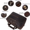 imageMasa Kawa Leather Briefcase for Men 156quot Laptop Crossbody Shoulder Messenger Bag Vintage Brown Business Travel Office Work Computer Attache Case