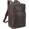 imageMasa Kawa Black Leather Laptop Backpack for Men Fits 16 156 Computer Business Travel Work Large Daypack Camping Weekender BagDark Brown