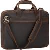 imageMasa Kawa Leather Slim Briefcase for Men 16 Laptop Shoulder Messenger Computer Bag Business Travel Work Attache CaseVintage Brown