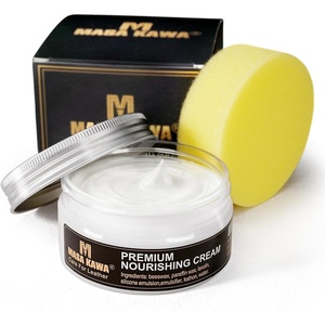 image:imageMasa Kawa Leather Conditioner Nourishing Cream Kit Moisturizer Polish Beeswax Cleaner Care Balm for Leather Bags Belt Saddle Car Seats Shoes Jacket Furniture Waterproof Protection